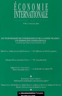 Economie internationale, n° 98. Les technologies de l'information et de la communication : une perspective internationale