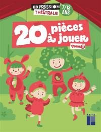 20 pièces à jouer : 7-13 ans. Vol. 1