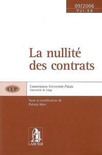 La nullité des contrats