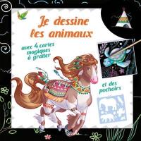 Je dessine les animaux, cheval : avec cartes magiques