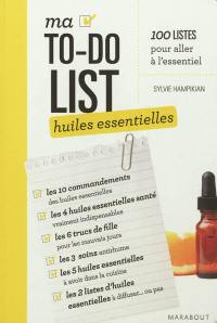 Ma to-do list huiles essentielles