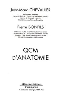 QCM d'anatomie