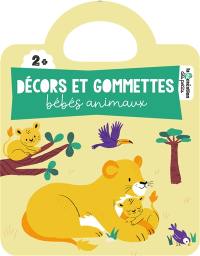 Décors et gommettes : bébés animaux