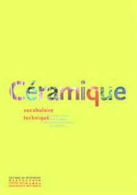 Céramique : vocabulaire technique