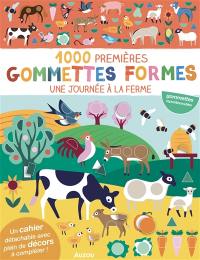 Une journée à la ferme : 1.000 premières gommettes formes