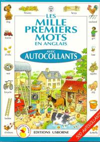 Les mille premiers mots en anglais : avec autollants