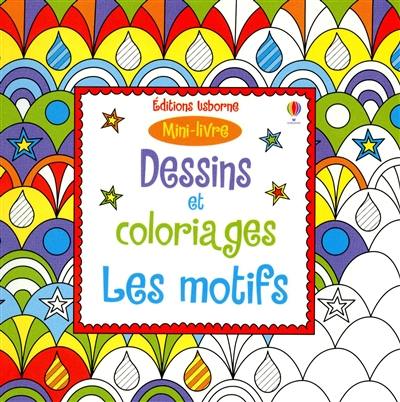 Dessins et coloriages, les motifs : mini-livre