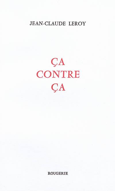 Ca contre ça Ca contre ça