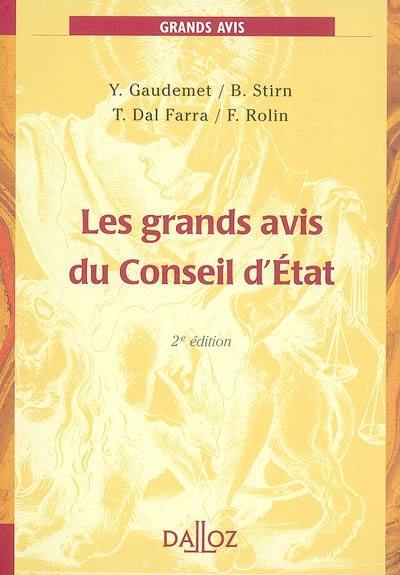 Les grands avis du Conseil d'Etat : 2002