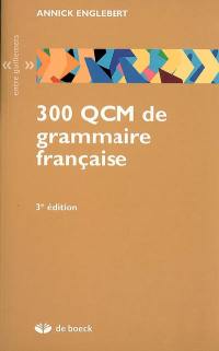 300 QCM de grammaire française