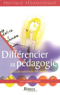 Différencier sa pédagogie à l'école maternelle