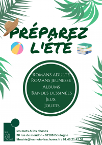 Sélection de l'été 2019 - librairie les mots & les choses